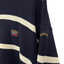 Load image into Gallery viewer, Paul and Shark Bretagne Striped Crew Neck Sweater - Large (L) PTP 24.5"