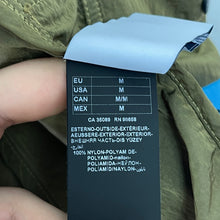 Load image into Gallery viewer, Paul and Shark Khaki Econyl Nylon Metal Hooded Jacket - Medium (M) PTP 22"
