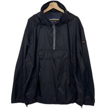 Load image into Gallery viewer, Paul and Shark Black Half Zip Hooded Smock Jacket - Triple Extra Large (XXXL) PTP 28.5"