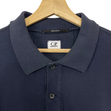 Load image into Gallery viewer, C.P Company Navy Short Sleeved Polo - Extra Large (XL) PTP 22"