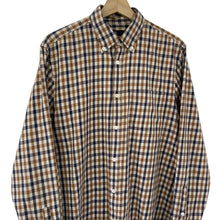 Load image into Gallery viewer, Aquascutum House Check Long Sleeved Shirt - Large (L) PTP 23"