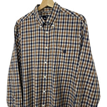 Load image into Gallery viewer, Aquascutum House Check Long Sleeved Shirt - Extra Large (XL) PTP 23"