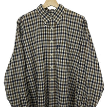 Load image into Gallery viewer, Aquascutum House Check Long Sleeved Shirt - Large (L) PTP 24.5"