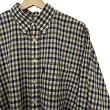 Load image into Gallery viewer, Aquascutum House Check Long Sleeved Shirt - Large (L) PTP 24.5"