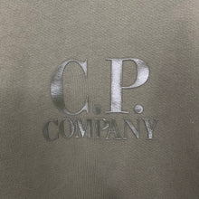 Load image into Gallery viewer, C.P Company Green Crew Neck Logo Sweater - Medium (M) PTP 21"