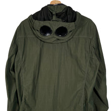 Load image into Gallery viewer, C.P Company Green 50 Fili Goggle Hooded Overshirt - Large (L) PTP 21"