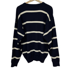 Load image into Gallery viewer, Paul and Shark Bretagne Striped Crew Neck Sweater - Large (L) PTP 24.5"