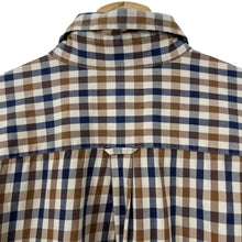 Load image into Gallery viewer, Aquascutum House Check Long Sleeved Shirt - Large (L) PTP 21.25"
