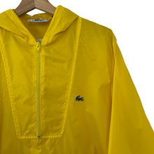 Load image into Gallery viewer, Vintage Yellow Lacoste Izod Half Zip Cagoule - Small (S) PTP 21.25"