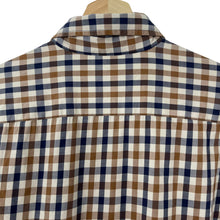 Load image into Gallery viewer, Aquascutum House Check Long Sleeved Shirt - Small (S) PTP 20"