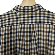 Load image into Gallery viewer, Aquascutum House Check Long Sleeved Shirt - Large (L) PTP 24.5"