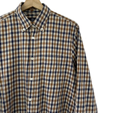 Load image into Gallery viewer, Aquascutum House Check Long Sleeved Shirt - Large (L) PTP 23"
