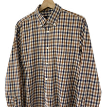 Load image into Gallery viewer, Aquascutum House Check Long Sleeved Shirt - Large (L) PTP 23"