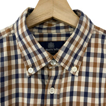 Load image into Gallery viewer, Aquascutum House Check Long Sleeved Shirt - Large (L) PTP 23"