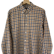 Load image into Gallery viewer, Aquascutum House Check Long Sleeved Shirt - Large (L) PTP 23"
