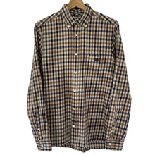 Load image into Gallery viewer, Aquascutum House Check Long Sleeved Shirt - Small (S) PTP 20"