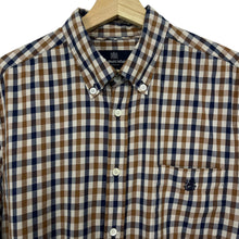 Load image into Gallery viewer, Aquascutum House Check Long Sleeved Shirt - Extra Large (XL) PTP 23"