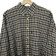 Load image into Gallery viewer, Aquascutum House Check Long Sleeved Shirt - Large (L) PTP 24.5"