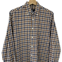 Load image into Gallery viewer, Aquascutum House Check Long Sleeved Shirt - Large (L) PTP 21.25"