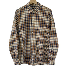 Load image into Gallery viewer, Aquascutum House Check Long Sleeved Shirt - Large (L) PTP 23"