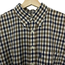 Load image into Gallery viewer, Aquascutum House Check Long Sleeved Shirt - Large (L) PTP 24.5"