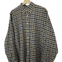 Load image into Gallery viewer, Aquascutum House Check Long Sleeved Shirt - Large (L) PTP 24.5"