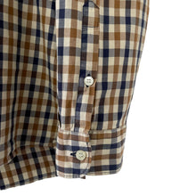 Load image into Gallery viewer, Aquascutum House Check Long Sleeved Shirt - Large (L) PTP 23"