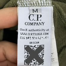 Load image into Gallery viewer, C.P Company Green Crew Neck Logo Sweater - Medium (M) PTP 21"
