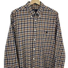 Load image into Gallery viewer, Aquascutum House Check Long Sleeved Shirt - Extra Large (XL) PTP 23"