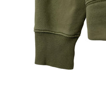 Load image into Gallery viewer, C.P Company Green Crew Neck Logo Sweater - Medium (M) PTP 21"