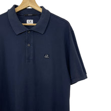 Load image into Gallery viewer, C.P Company Navy Short Sleeved Polo - Extra Large (XL) PTP 22"