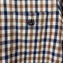 Load image into Gallery viewer, Aquascutum House Check Long Sleeved Shirt - Small (S) PTP 20"