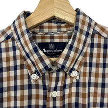 Load image into Gallery viewer, Aquascutum House Check Long Sleeved Shirt - Extra Large (XL) PTP 23"