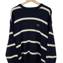 Load image into Gallery viewer, Paul and Shark Bretagne Striped Crew Neck Sweater - Large (L) PTP 24.5"
