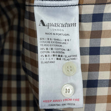 Load image into Gallery viewer, Aquascutum House Check Long Sleeved Shirt - Extra Large (XL) PTP 23"