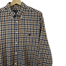 Load image into Gallery viewer, Aquascutum House Check Long Sleeved Shirt - Extra Large (XL) PTP 23"