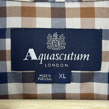 Load image into Gallery viewer, Aquascutum House Check Long Sleeved Shirt - Extra Large (XL) PTP 23"