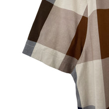 Load image into Gallery viewer, Aquascutum Block Check Short Sleeved Polo - Large (L) PTP 20.25"