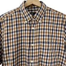 Load image into Gallery viewer, Aquascutum House Check Long Sleeved Shirt - Large (L) PTP 23"