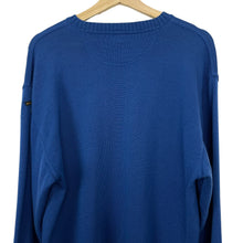 Load image into Gallery viewer, Paul and Shark Bretagne Blue Crew Neck Sweater - Large (L) PTP 23"