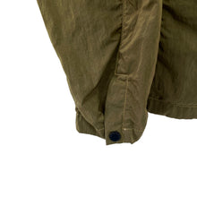 Load image into Gallery viewer, Paul and Shark Khaki Econyl Nylon Metal Hooded Jacket - Medium (M) PTP 22"