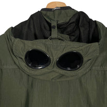 Load image into Gallery viewer, C.P Company Green 50 Fili Goggle Hooded Overshirt - Large (L) PTP 21"