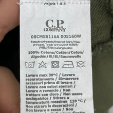 Load image into Gallery viewer, C.P Company Green Crew Neck Logo Sweater - Medium (M) PTP 21"