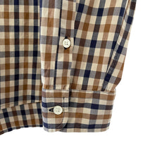 Load image into Gallery viewer, Aquascutum House Check Long Sleeved Shirt - Small (S) PTP 20"