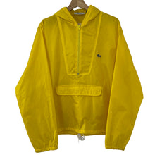 Load image into Gallery viewer, Vintage Yellow Lacoste Izod Half Zip Cagoule - Small (S) PTP 21.25"