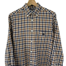 Load image into Gallery viewer, Aquascutum House Check Long Sleeved Shirt - Small (S) PTP 20"
