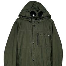 Load image into Gallery viewer, C.P Company Green 50 Fili Goggle Hooded Overshirt - Large (L) PTP 21"