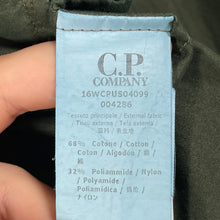 Load image into Gallery viewer, C.P Company Green 50 Fili Goggle Hooded Overshirt - Large (L) PTP 21"
