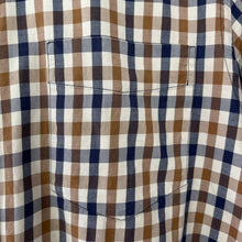 Load image into Gallery viewer, Aquascutum House Check Long Sleeved Shirt - Large (L) PTP 23"