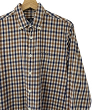 Load image into Gallery viewer, Aquascutum House Check Long Sleeved Shirt - Large (L) PTP 21.25"